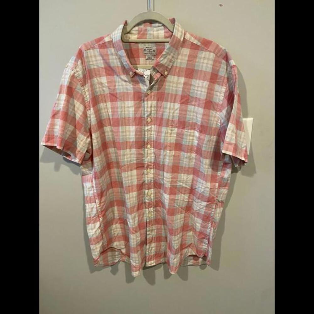 NWT J.Crew/  J. Crew Men's XL Short Sleeve Button Down Shirt